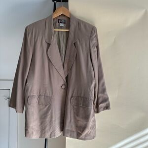Vintage Silk Blazer (Sized M/L)